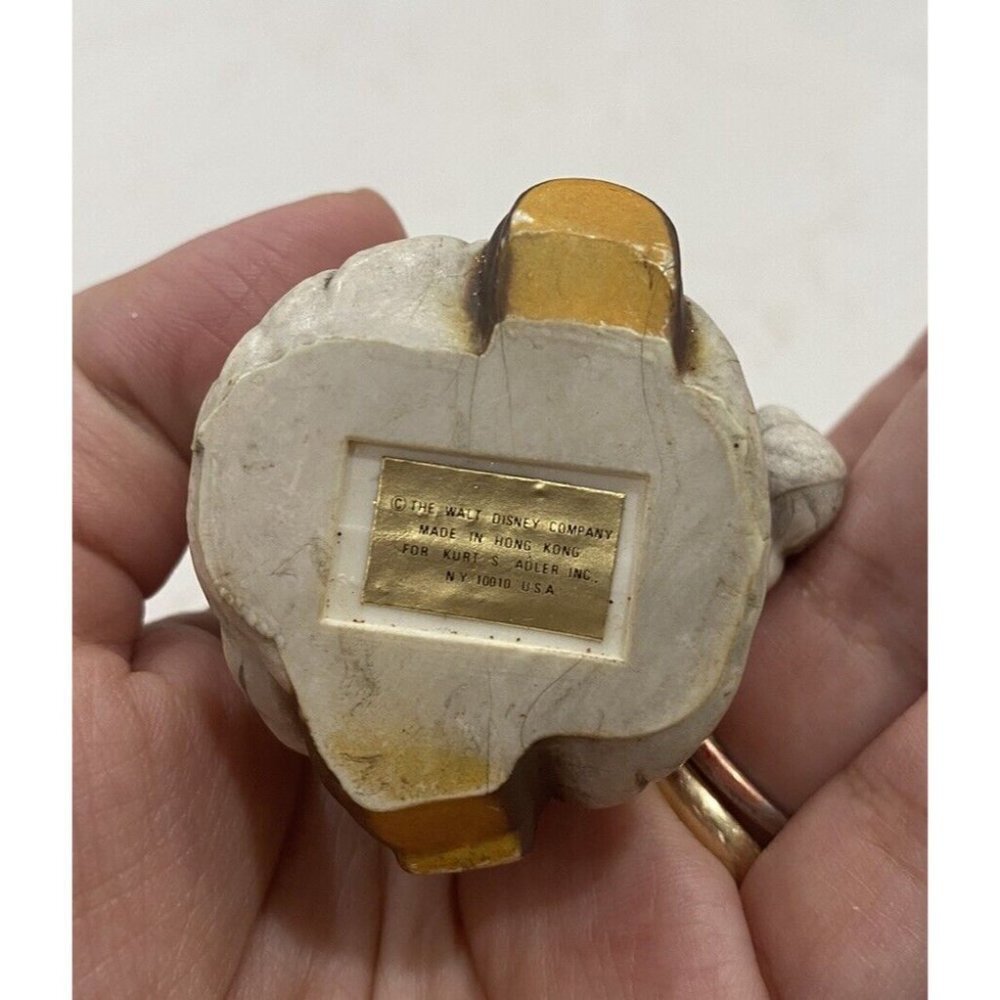 3/$15 SALE - Vintage Disney Kurt S. Adler Santa Mickey Mouse Ceramic Ornament - Picture 8 of 8